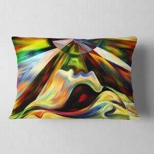 1024 Designart CU6123-12-20 Origin of Imagination Throw Pillow, 12" x 20"